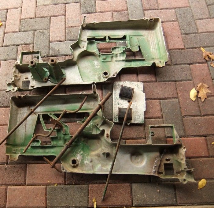 Vintage John Deere Pedal Tractor ESKA Large 60 Late Version Round Hub 4